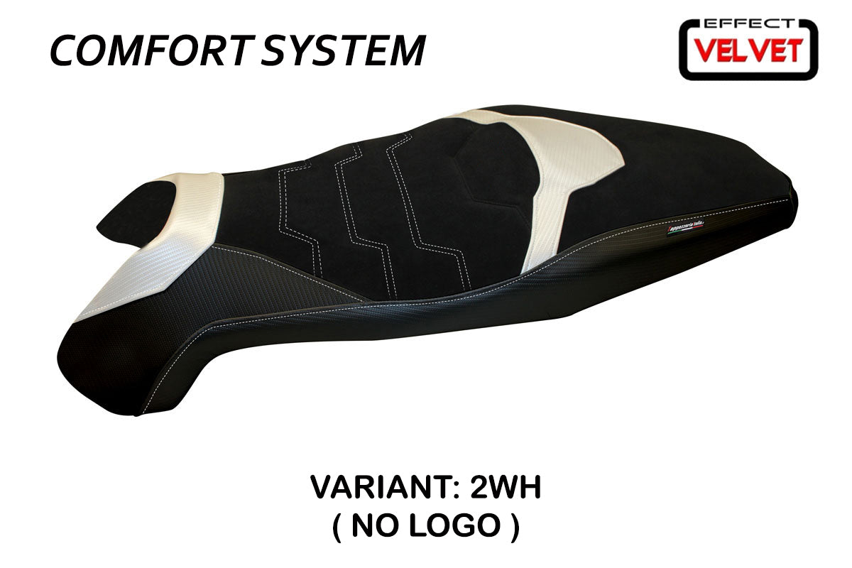 Honda X-ADV 750 2017-2020 Seat Cover Tappezzeria Italia Comfort in White and Black