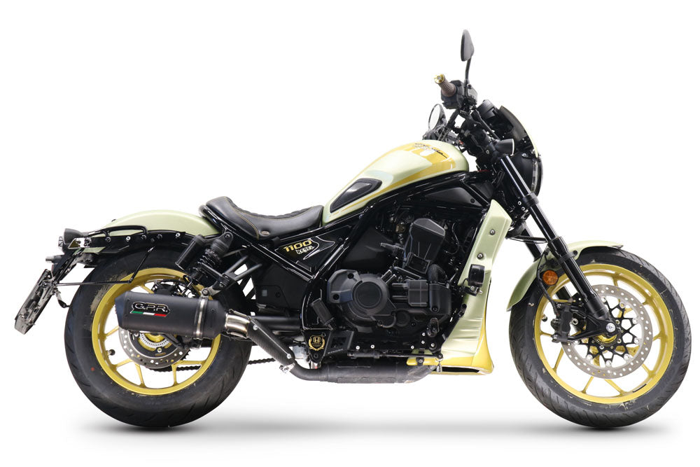 Honda Cmx 1100 Rebel 2021-2024 Exhaust GPR Slip-on Ghisa