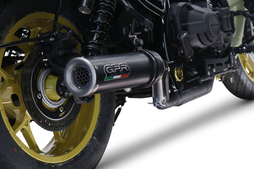 Honda Cmx 1100 Rebel 2021-2024 Exhaust GPR Slip-on M3 Black Titanium