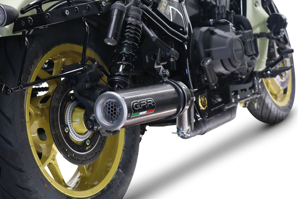 Honda Cmx 1100 Rebel 2021-2024 Exhaust GPR Slip-on M3 Poppy
