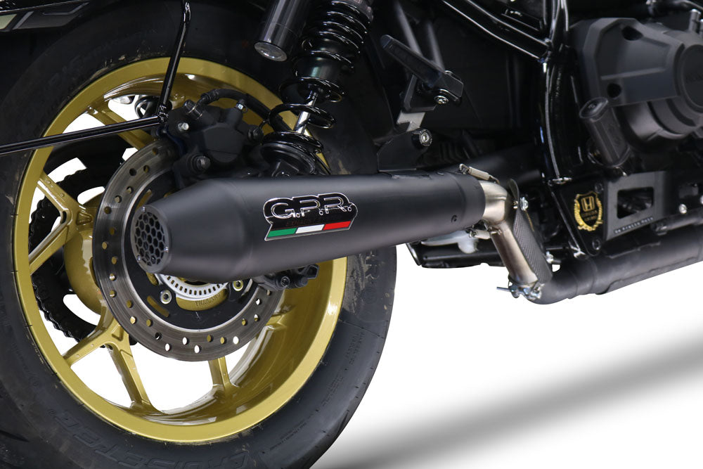 Honda Cmx 1100 Rebel 2021-2024 Exhaust GPR Slip-on Ultracone Nero