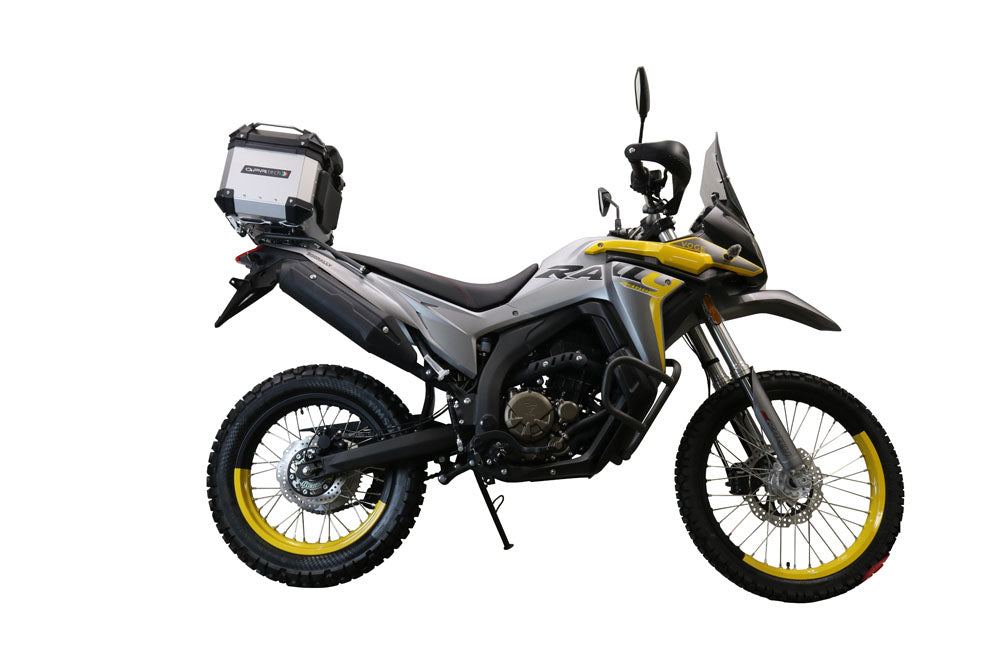 Voge Valico 300 Rally 2022-2023 GPR Tech 26L Aluminum Top Case, Silver with Mounting Plate