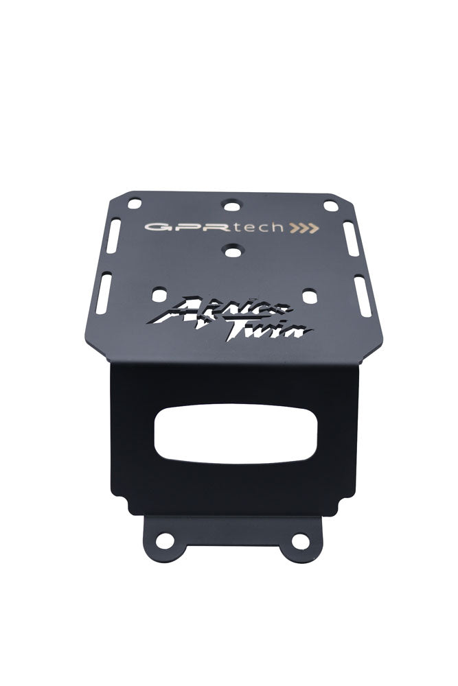 Honda CRF1000L Africa Twin 2014-2016 GPR Tech 35L Aluminum Top Case, Black with Mounting Plate