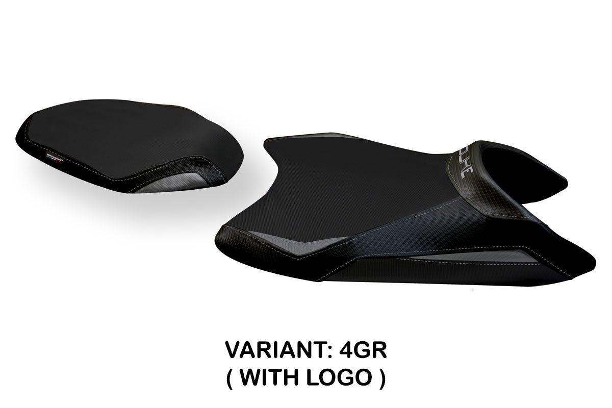 KTM 890 Duke 2021-2024 Seat Cover Tappezzeria Italia in Grey and Black