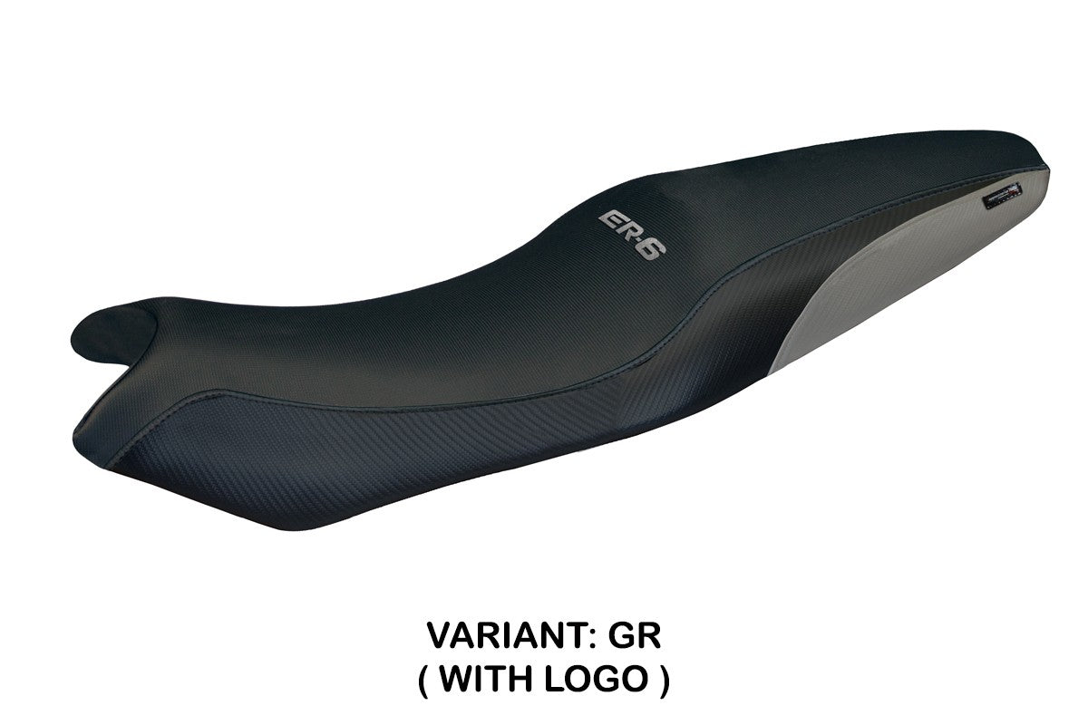 Kawasaki ER 6N / ER 6F 2005-2009 2010 2011 Seat Cover Tappezzeria Grey Black