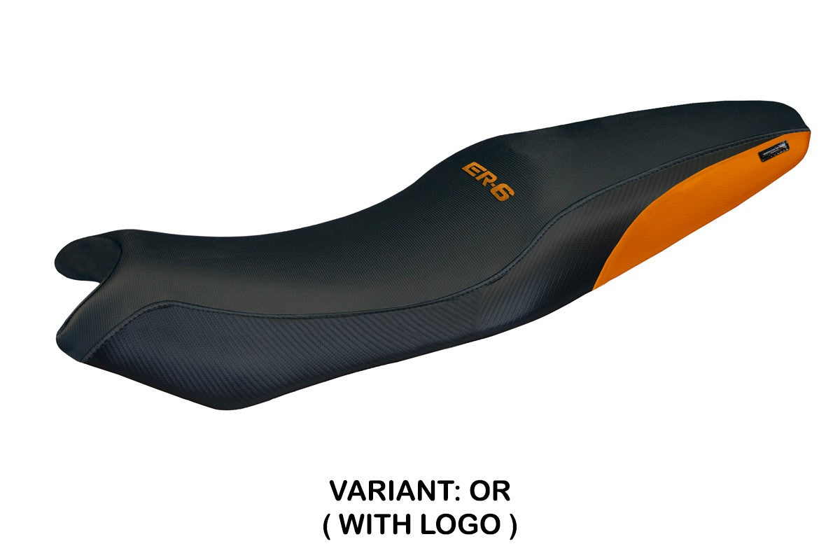 Kawasaki ER 6N / ER 6F 2005-2009 2010 2011 Seat Cover Tappezzeria Orange Black