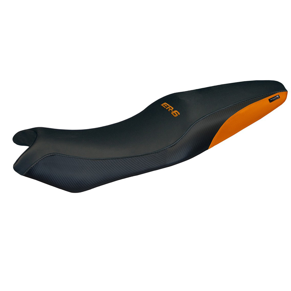 Kawasaki ER 6N / ER 6F 2005-2011 Seat Cover Tappezzeria Comfort Orange Black