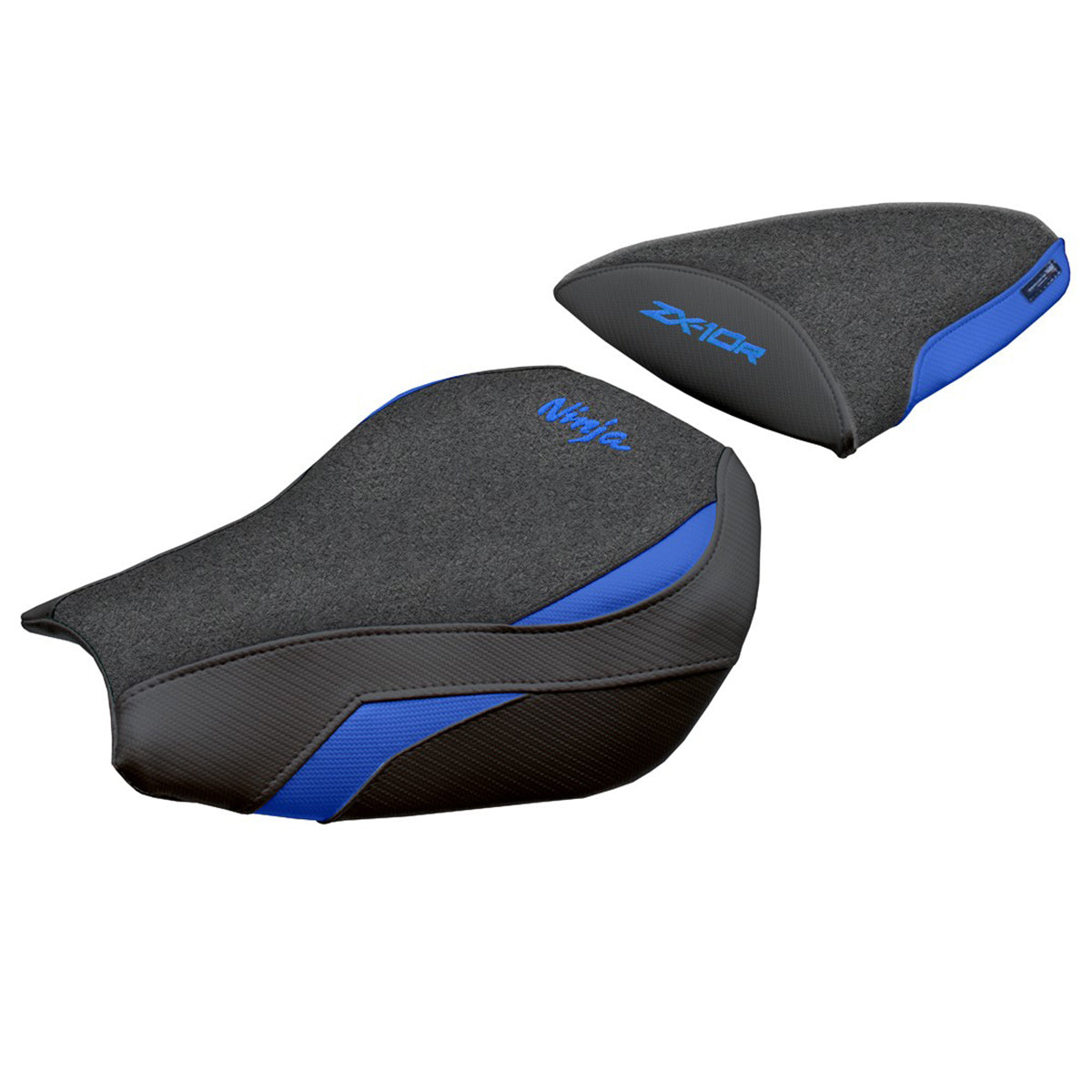 Kawasaki Ninja ZX 10 R 2006-2007 Seat Cover Tappezzeria Ultragrip Blue Black