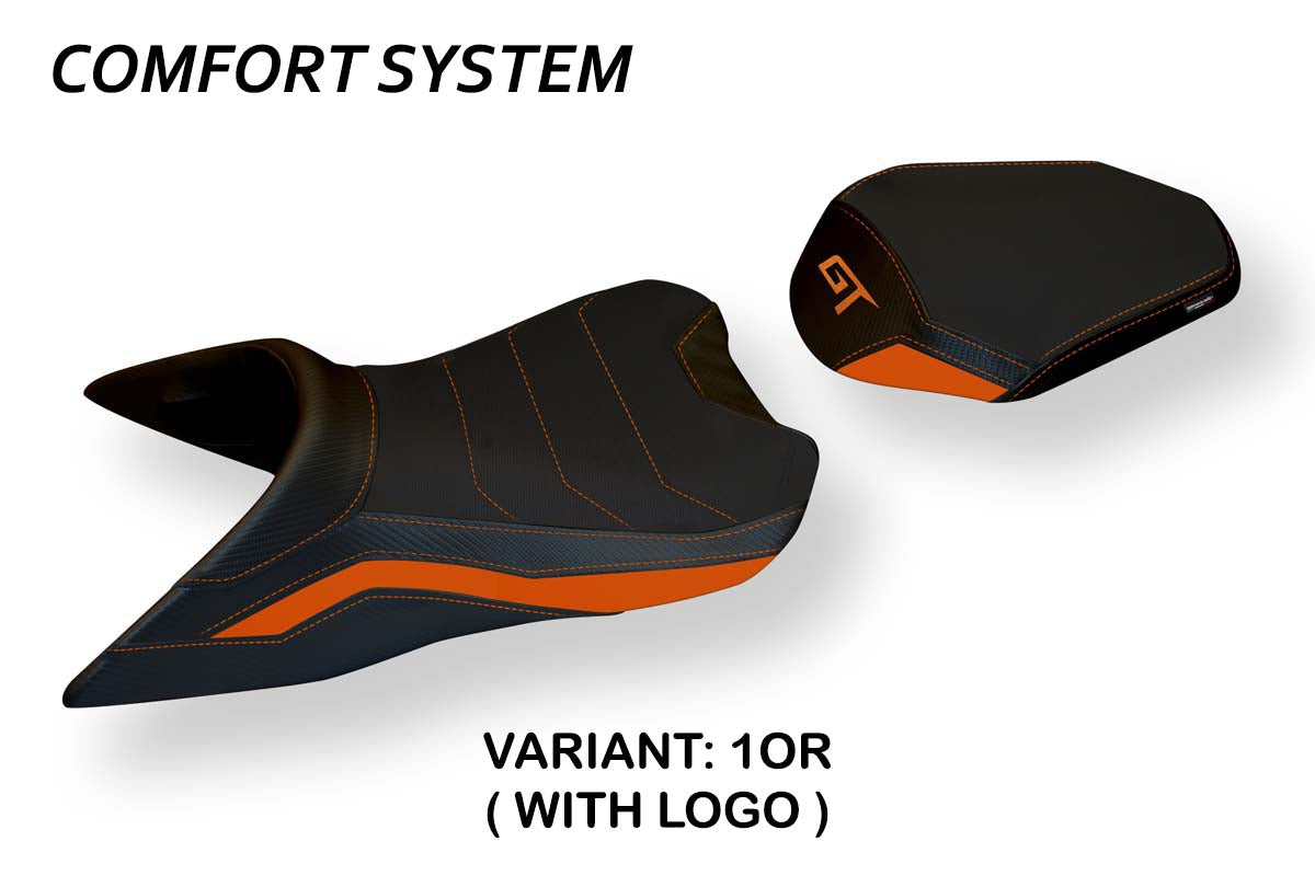 KTM 1290 Super Duke GT 2019-2025 Seat Cover Tappezzeria Italia Comfort in Orange