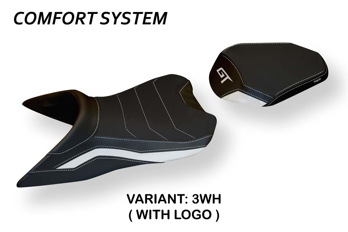 KTM 1290 Super Duke GT 2019-2025 Seat Cover Tappezzeria Italia Comfort in White