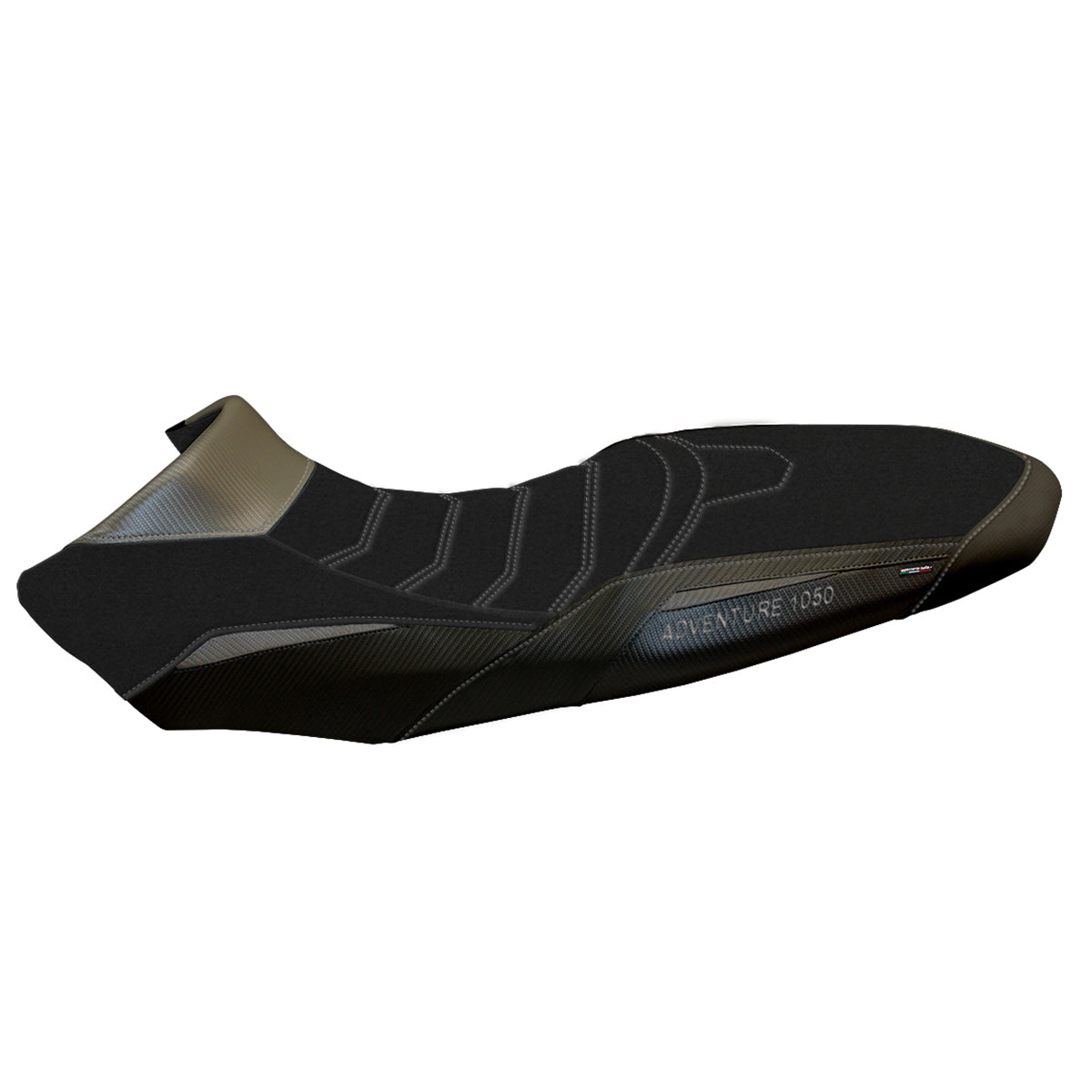 KTM 1050 Adventure 2015-2016 Seat Cover Tappezzeria Italia Ultragrip in Grey and Black