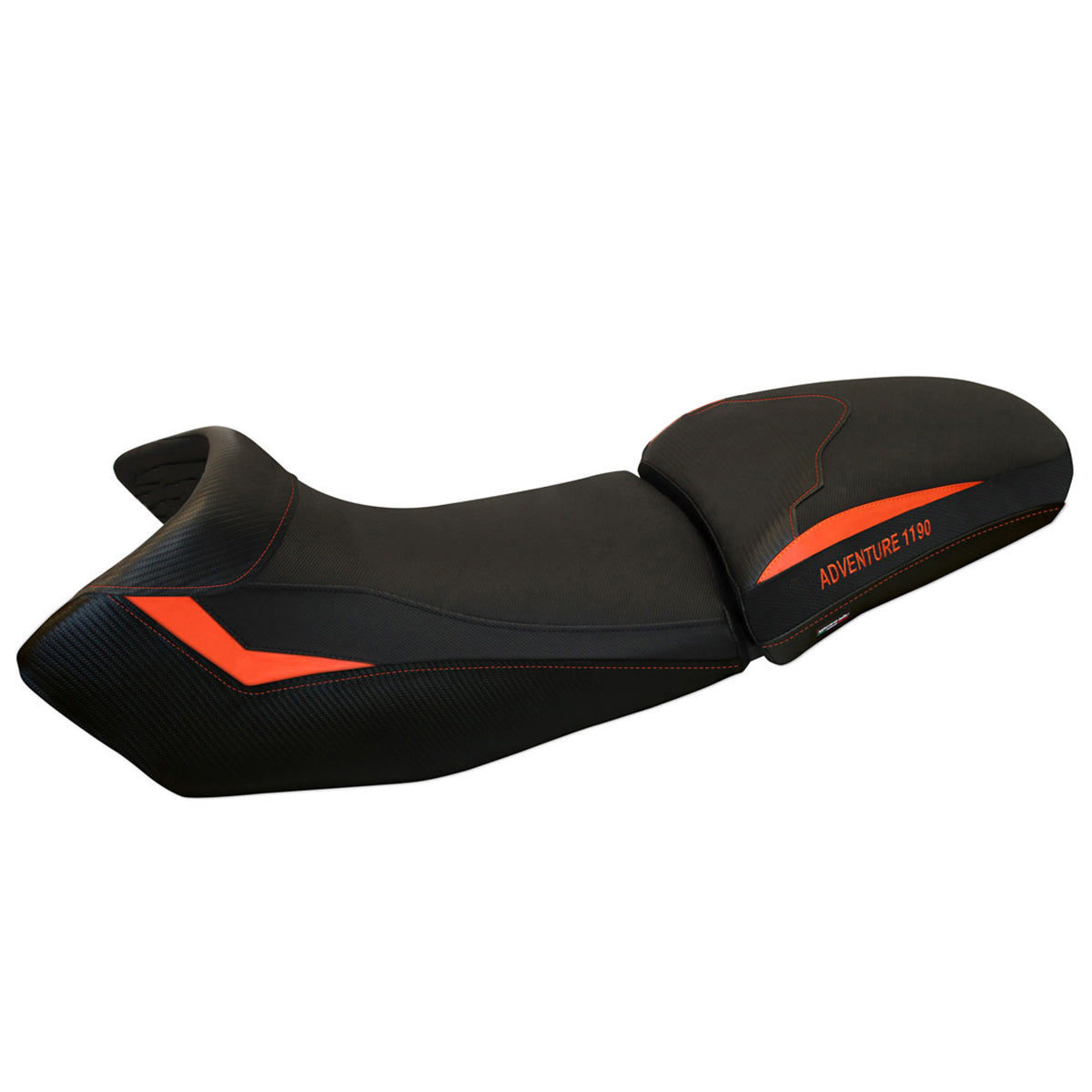 KTM 1190 Adventure 2013-2016 Seat Cover Tappezzeria Italia in Orange and Black