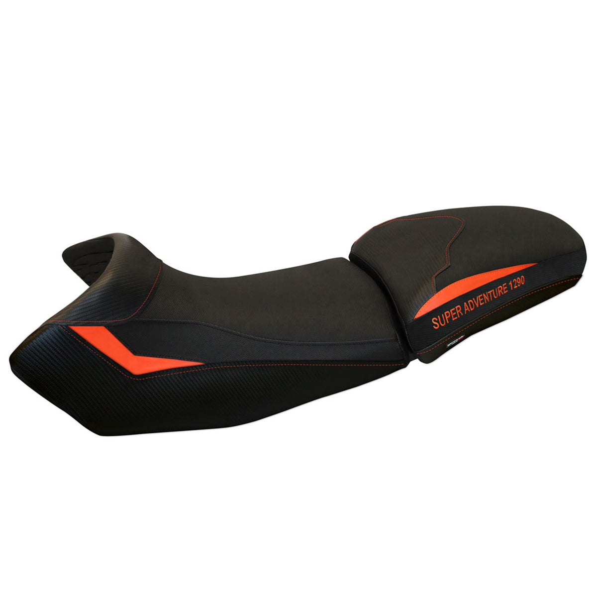 KTM 1290 Super Adventure S T 2015-2020 Seat Cover Tappezzeria Italia in Orange and Black