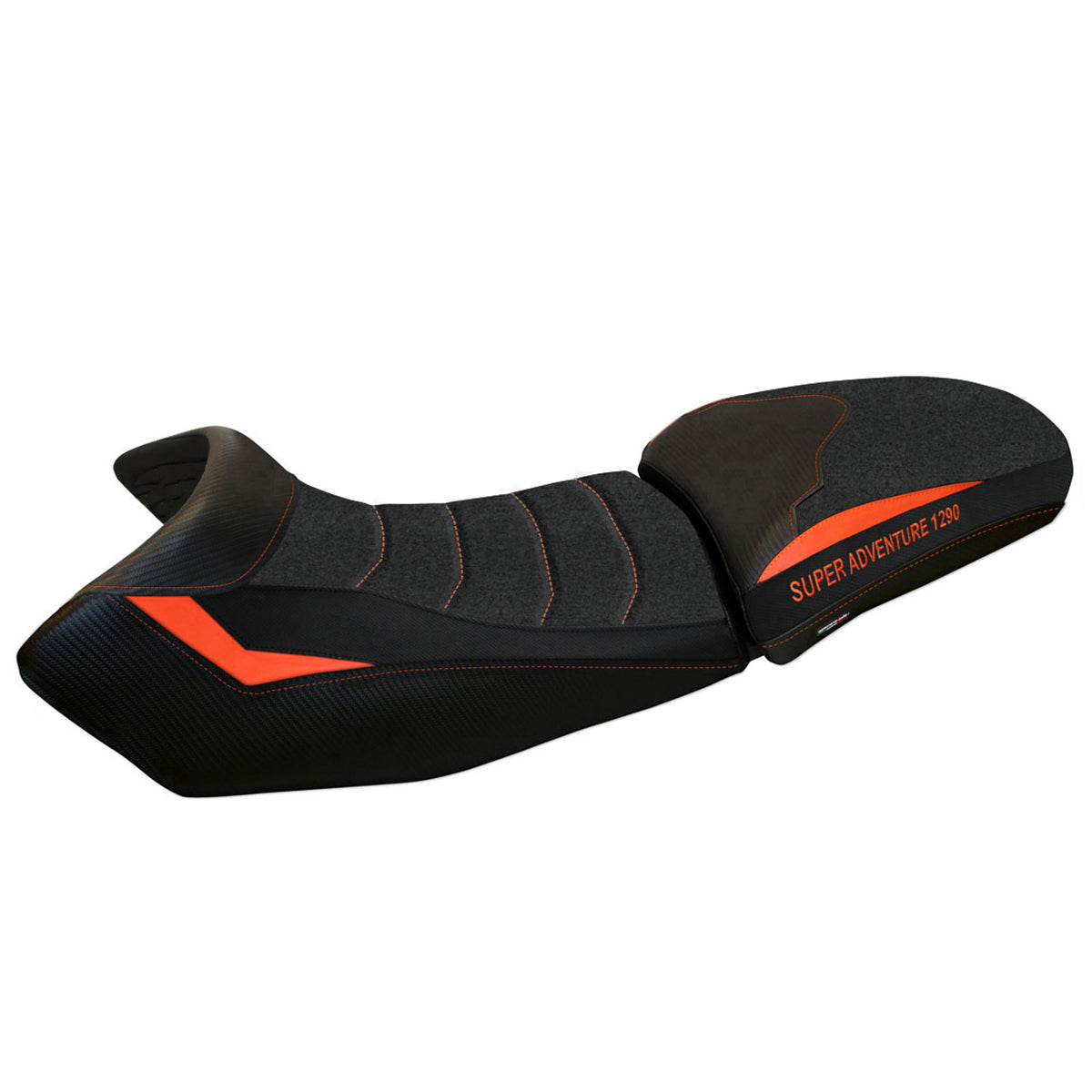 KTM 1290 Super Adventure S T 2015-2020 Seat Cover Tappezzeria Italia Ultragrip in Orange