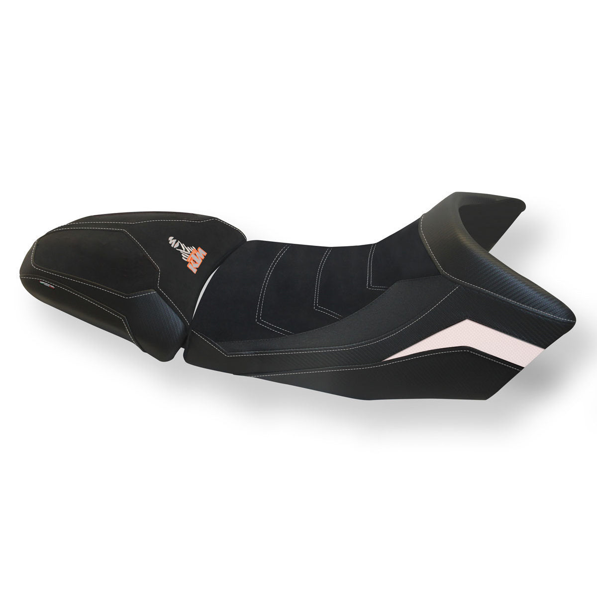 KTM 1290 Super Adventure S T 2015-2020 Seat Cover Tappezzeria Italia Comfort in White SE