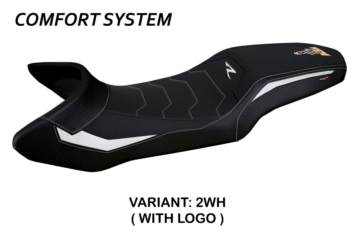 KTM 1290 Super Adventure R 2021-2023 Seat Cover Tappezzeria Italia Comfort in White