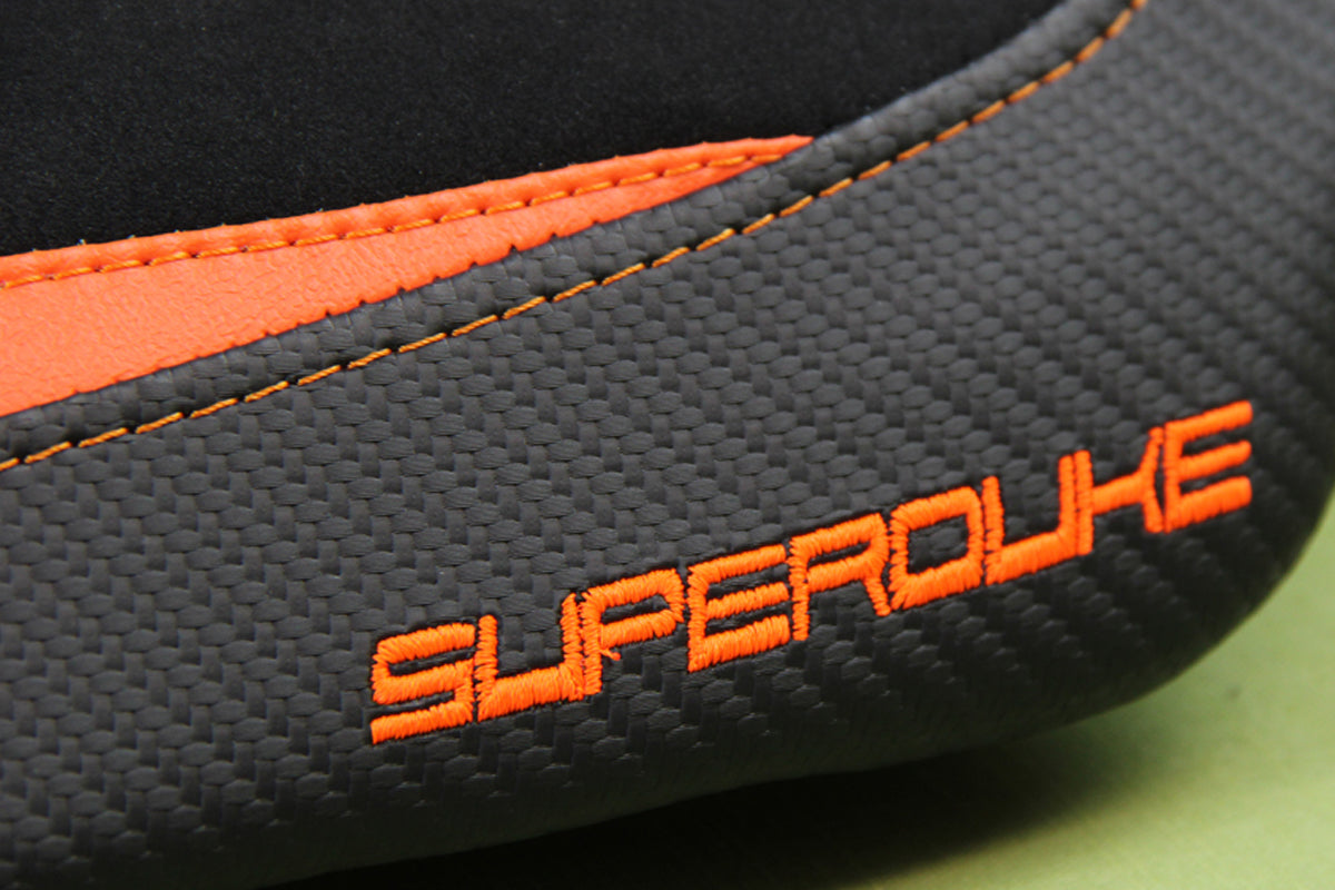 KTM 1390 Super Duke R 2024-2025 Seat Cover Tappezzeria Italia Special Ed. Comfort in Orange and Black