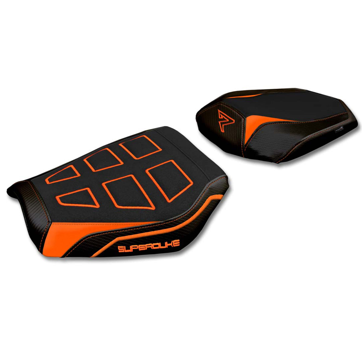 KTM 1390 Super Duke R 2024-2025 Seat Cover Tappezzeria Italia Ultragrip in Orange Black
