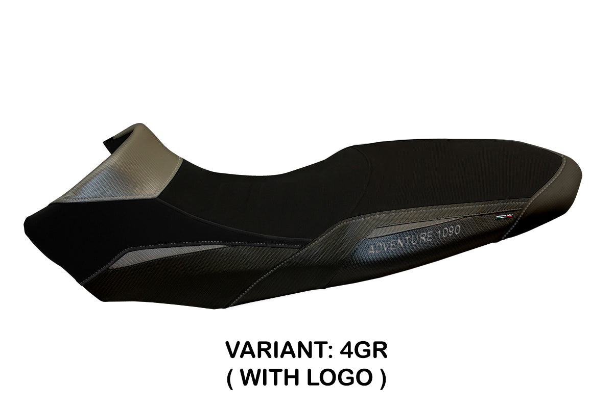 KTM 1090 Adventure R 2017-2019 Seat Cover Tappezzeria Italia in Grey and Black