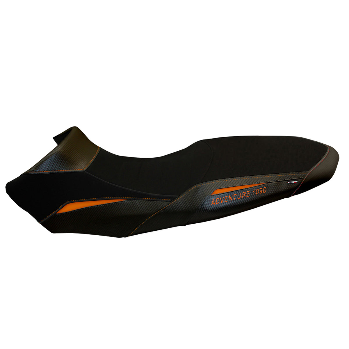 KTM 1090 Adventure R 2017-2019 Seat Cover Tappezzeria Italia in Black Orange SE