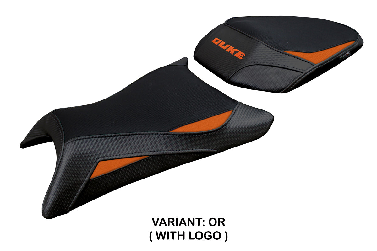 KTM 390 Duke 2024 2025 Seat Cover Tappezzeria Black Orange