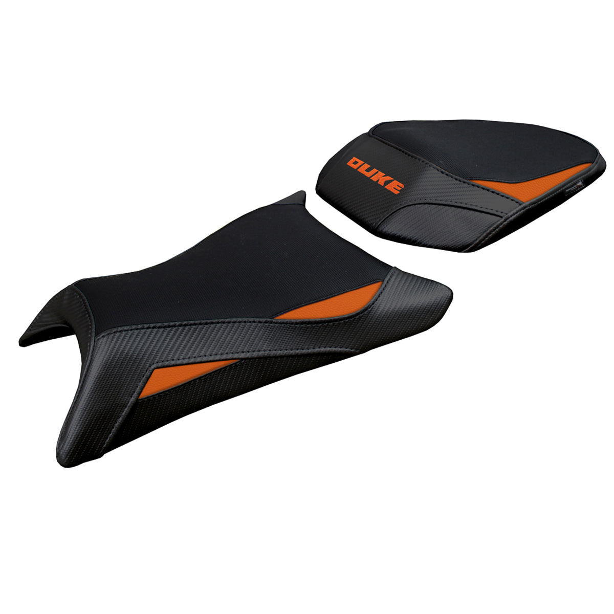 KTM 390 Duke 2024 2025 Seat Cover Tappezzeria Comfort Black Orange