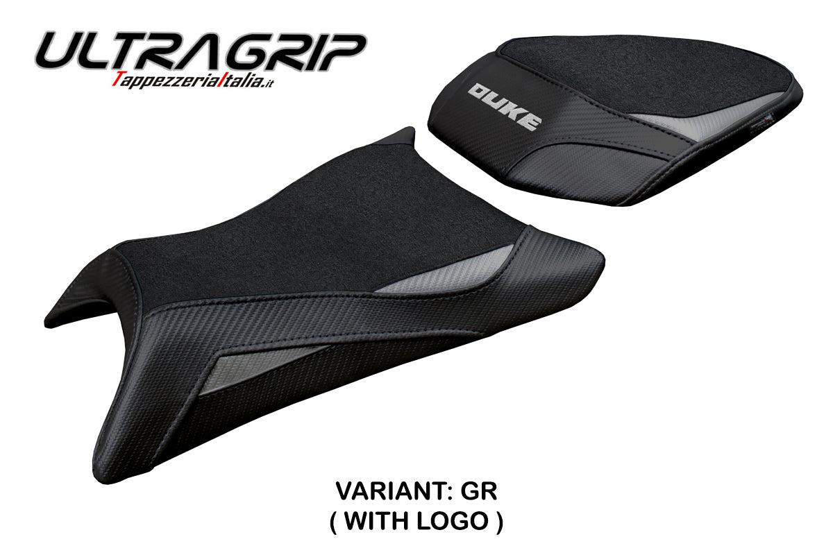 KTM 390 Duke 2024 2025 Seat Cover Tappezzeria Ultragrip Black Grey