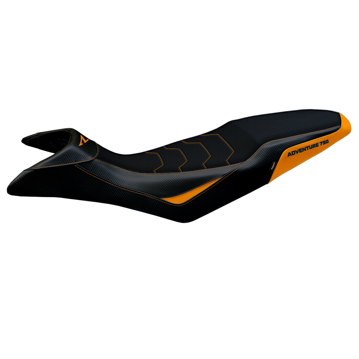 KTM 790 Adventure R 2019-2020 Seat Cover Tappezzeria Italia Comfort in Orange and Black
