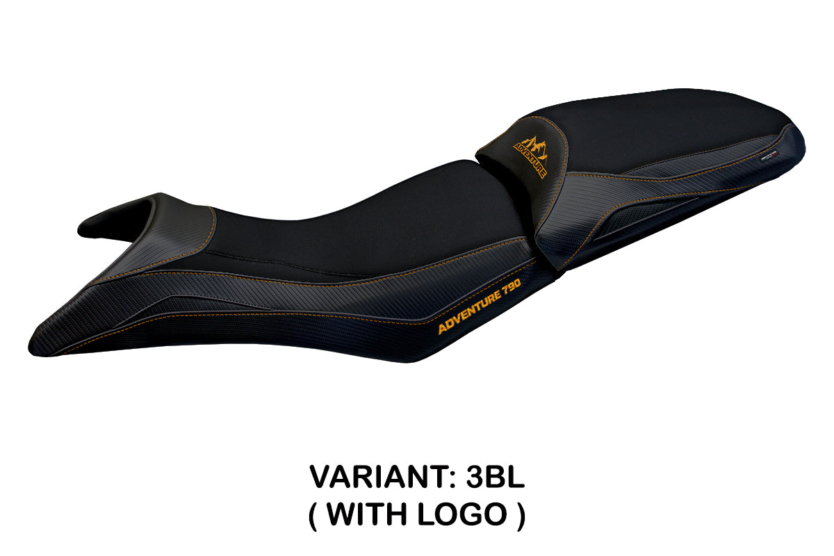 KTM 790 Adventure S 2019-2020 Seat Cover Tappezzeria Italia in Black