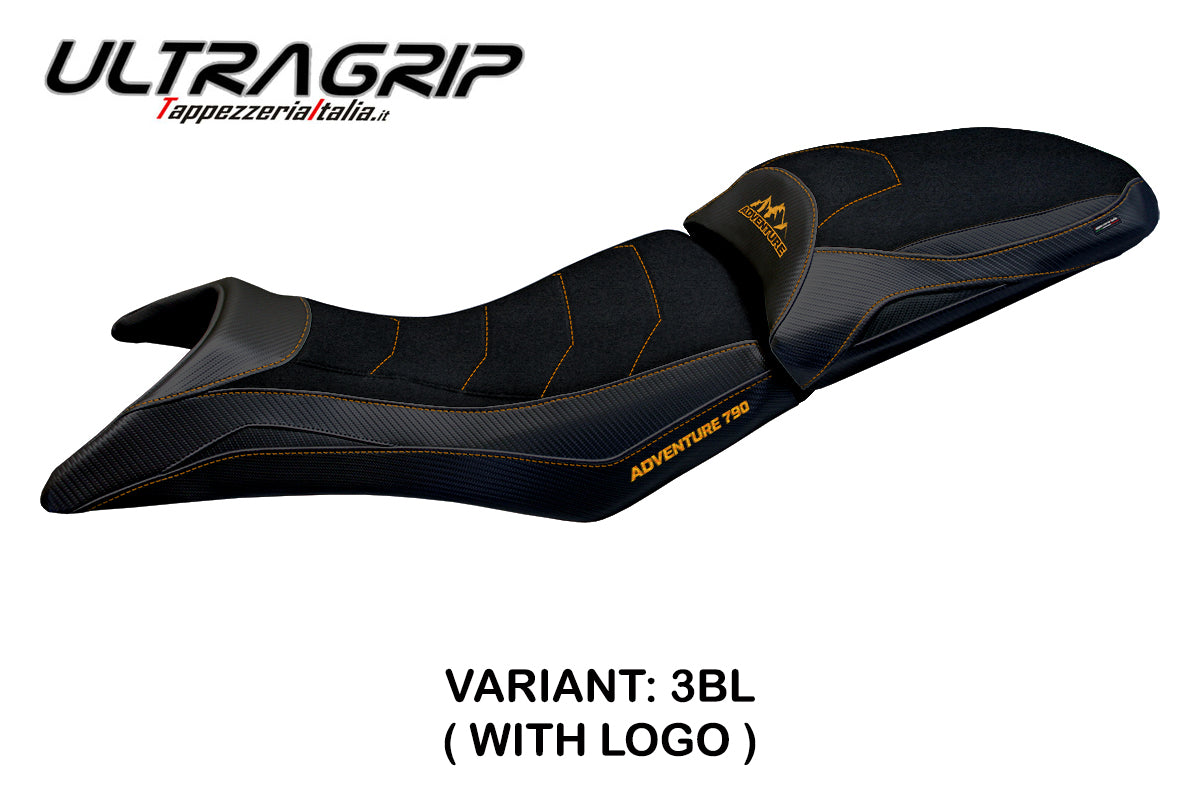 KTM 790 Adventure S 2019-2020 Seat Cover Tappezzeria Italia Ultragrip in Black