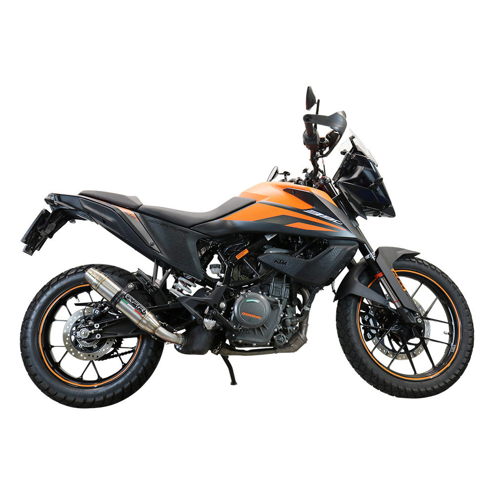 KTM Adventure 390 2021-2024 Exhaust GPR Slip-on Deeptone Inox