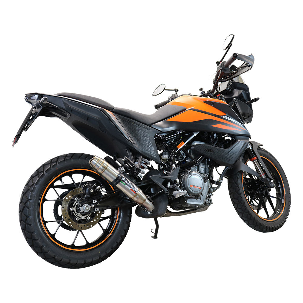 KTM Adventure 250 2020-2024 Exhaust GPR Slip-on Deeptone Inox