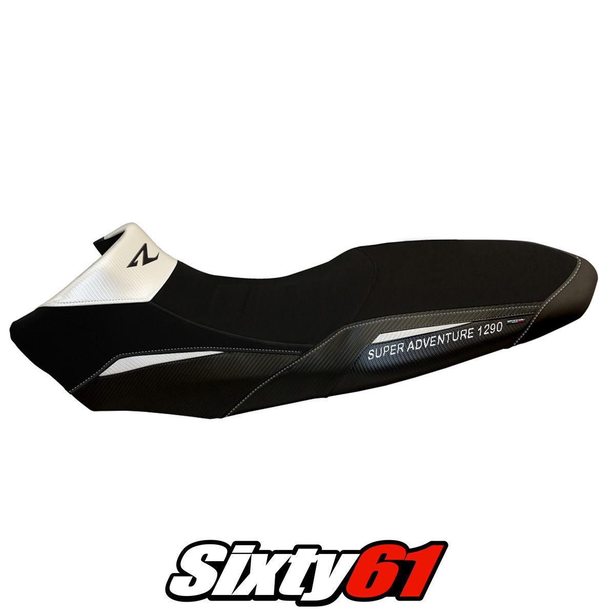 KTM 1290 Super Adventure R 2017-2020 Seat Cover Tappezzeria Italia Comfort in White