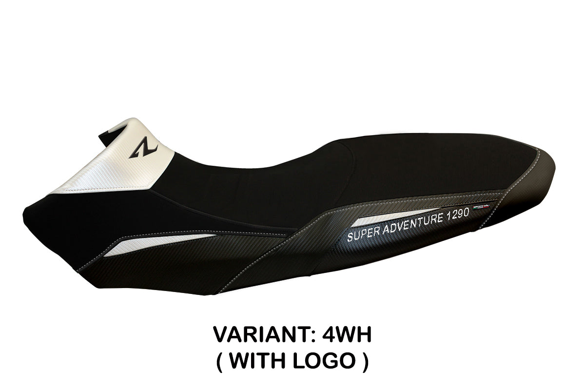 KTM 1290 Super Adventure R 2017-2020 Seat Cover Tappezzeria Italia Comfort in White