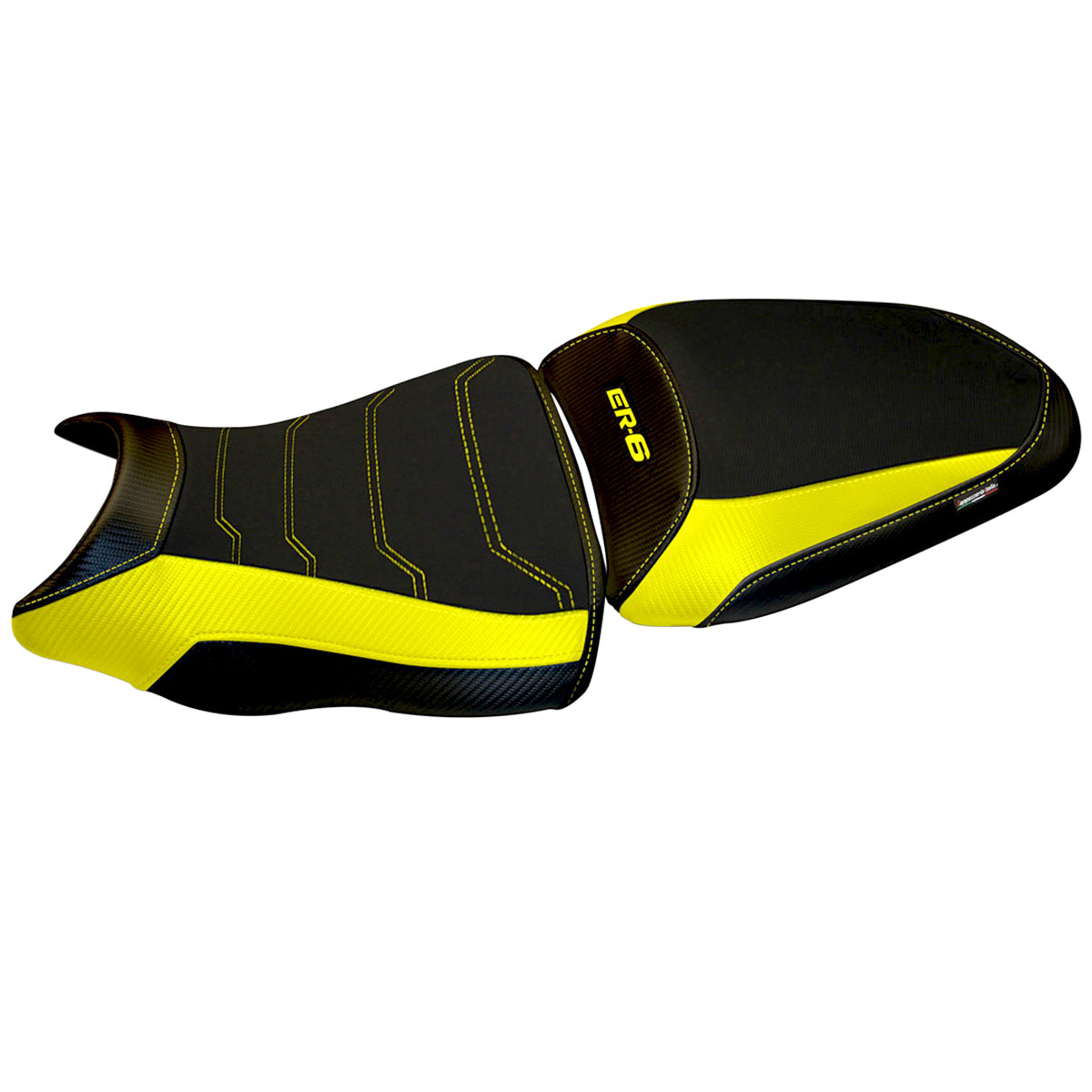 Kawasaki ER-6N ER-6F 2012-2016 Seat Cover Tappezzeria Italia Comfort in Yellow