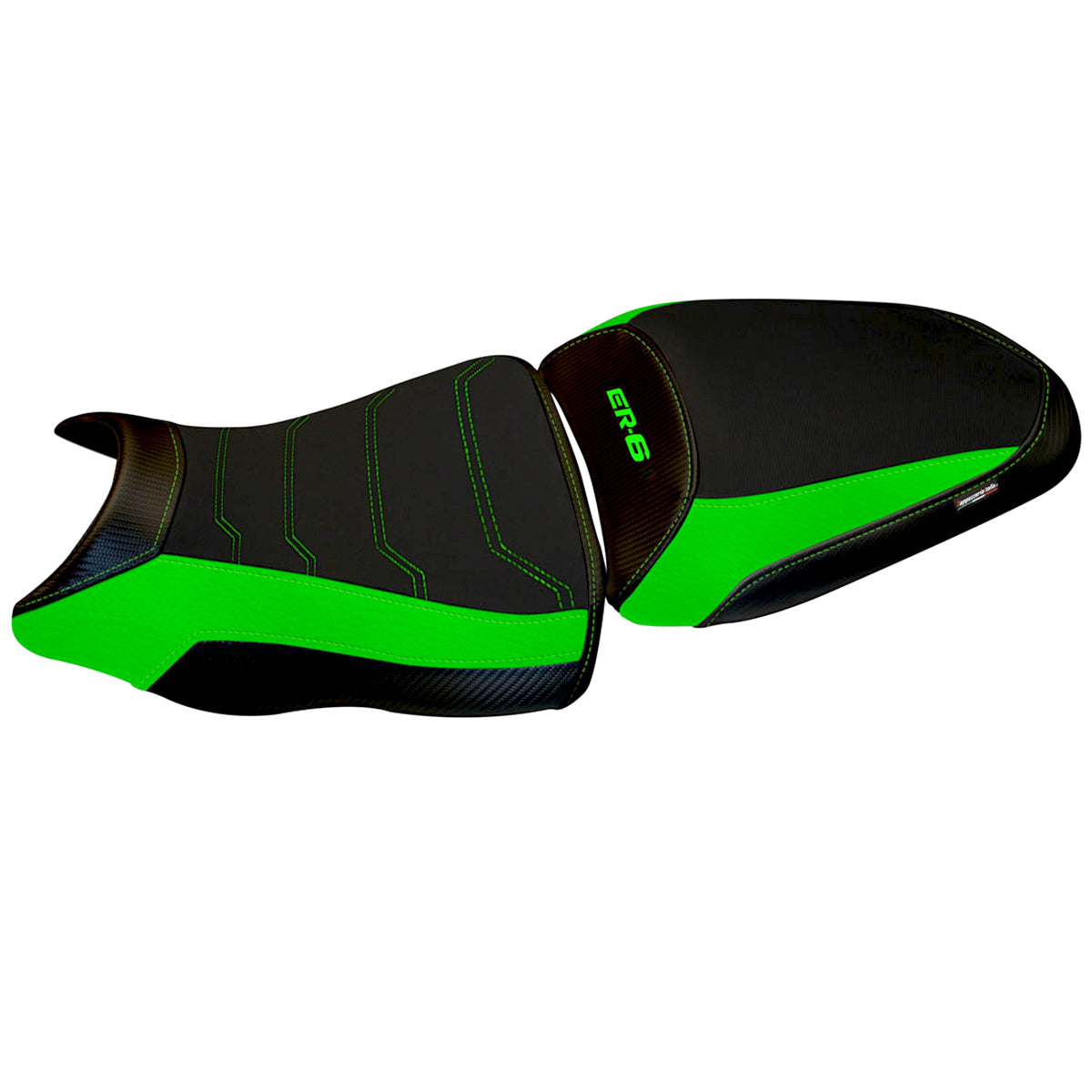 Kawasaki ER-6N ER-6F 2012-2016 Seat Cover Tappezzeria Italia Comfort in Green