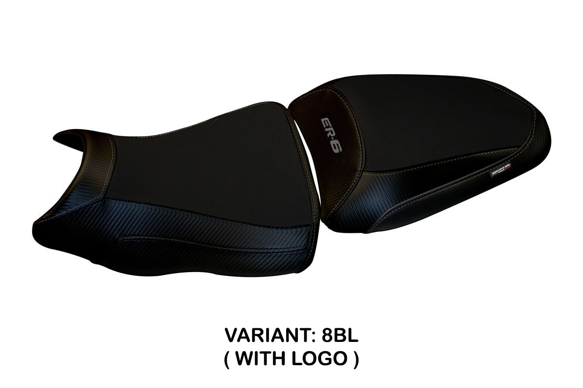 Kawasaki ER-6N ER-6F 2012-2016 Seat Cover Tappezzeria Italia in Black