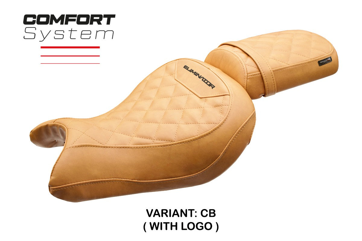Kawasaki Eliminator 500 2024-2025 Seat Cover Tappezzeria Comfort Camel