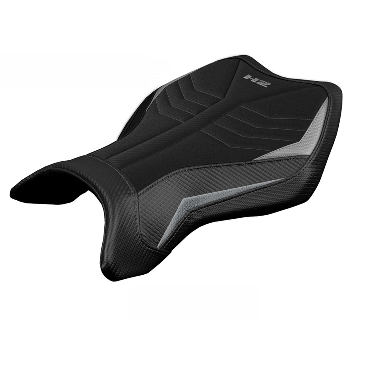 Kawasaki Ninja H2 H2R 2015-2025 Seat Cover Tappezzeria Italia Ultragrip in Silver