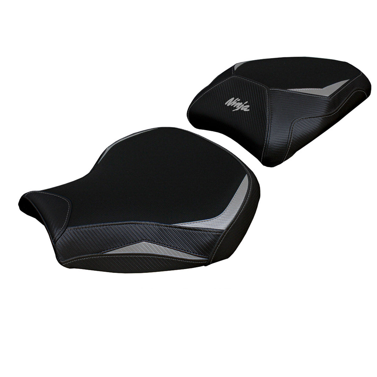 Kawasaki Ninja H2 1000SX 2018-2025 Seat Cover Tappezzeria Italia in Silver