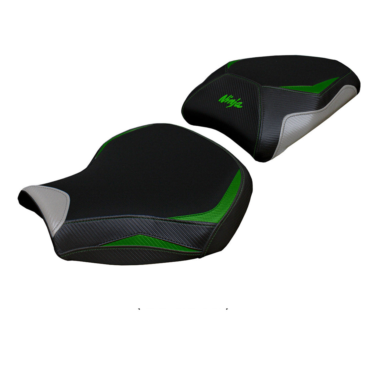 Kawasaki Ninja H2 1000SX 2018-2025 Seat Cover Tappezzeria Italia Comfort in Green SI