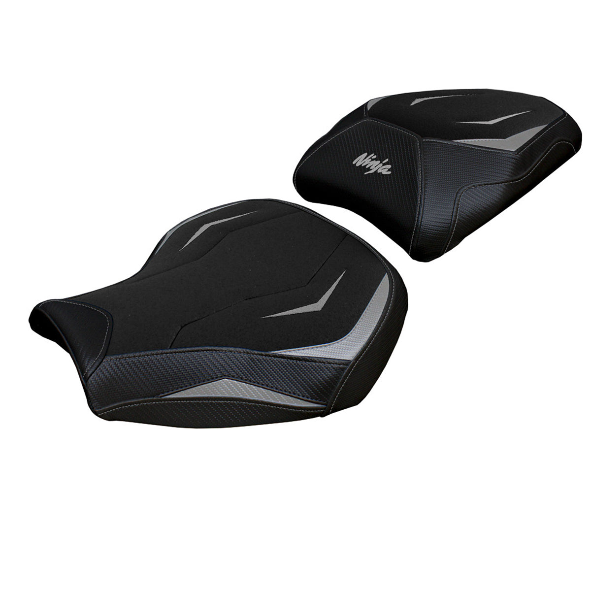 Kawasaki Ninja H2 1000SX 2018-2025 Seat Cover Tappezzeria Italia Ultragrip in Silver