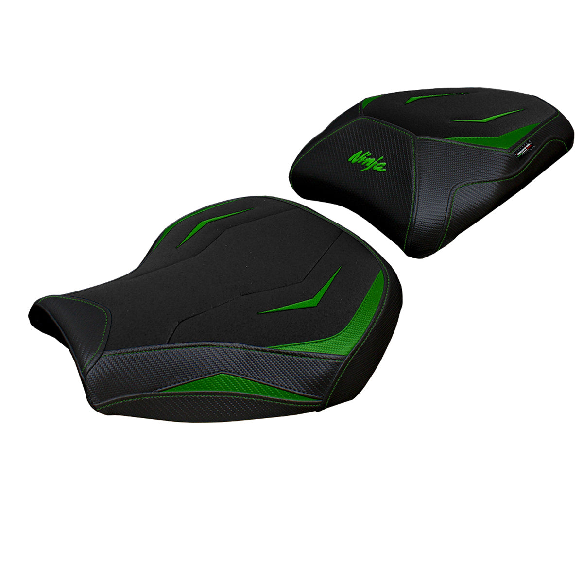 Kawasaki Ninja H2 1000SX 2018-2025 Seat Cover Tappezzeria Italia Ultragrip in Green