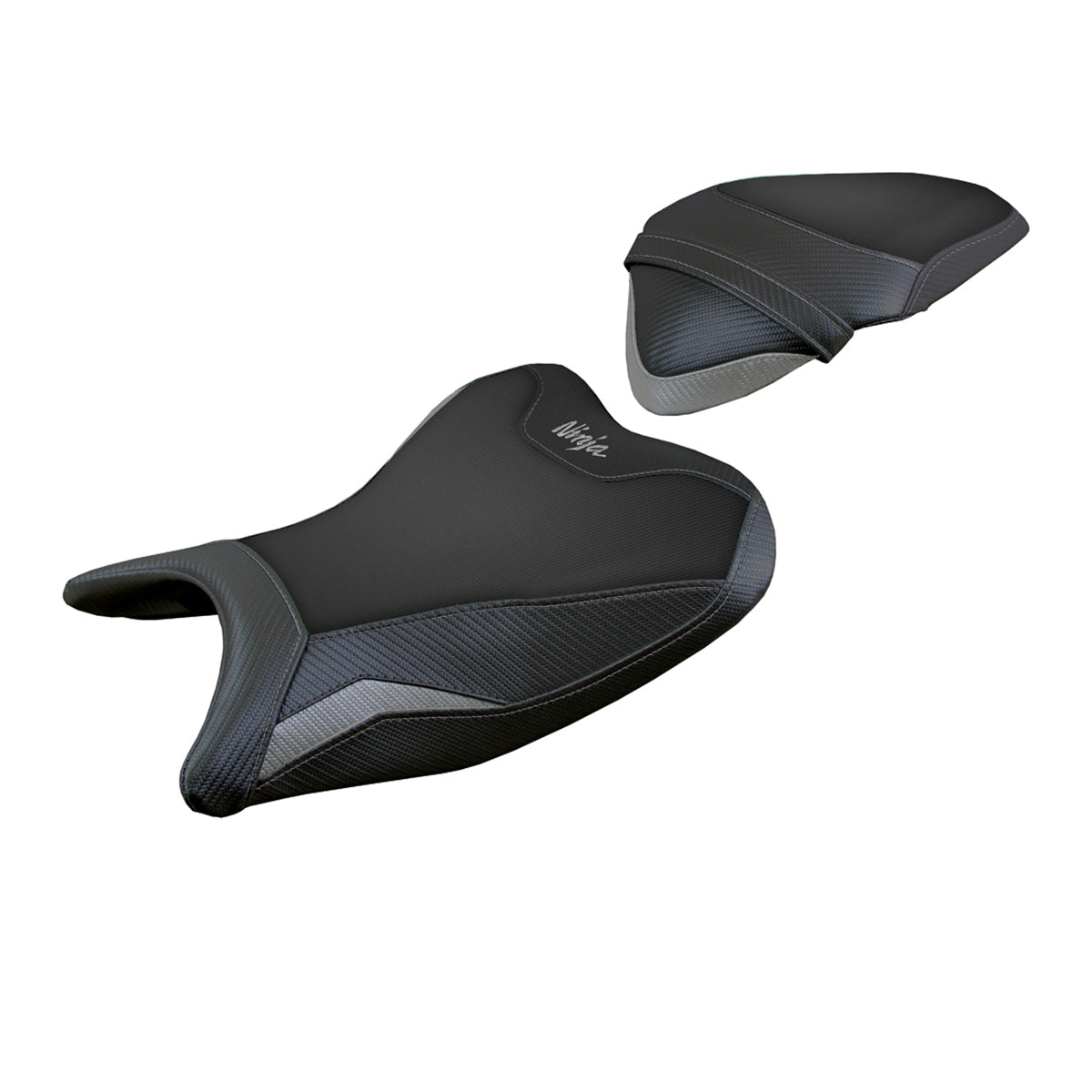 Kawasaki Ninja 250 2018 2019 Seat Cover Tappezzeria Italia Comfort in Grey and Black