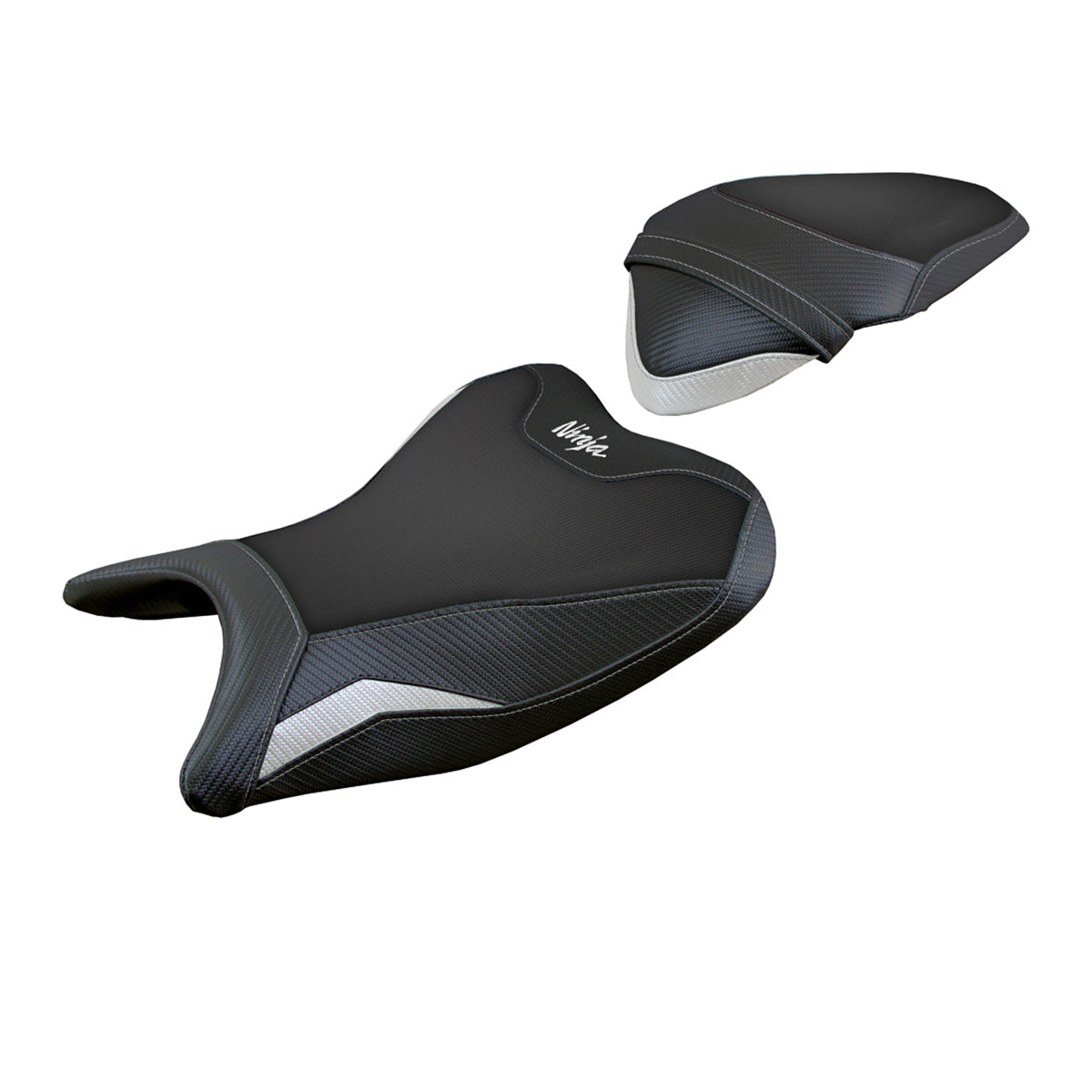 Kawasaki Ninja 250 2018 2019 Seat Cover Tappezzeria Italia Comfort in White and Black