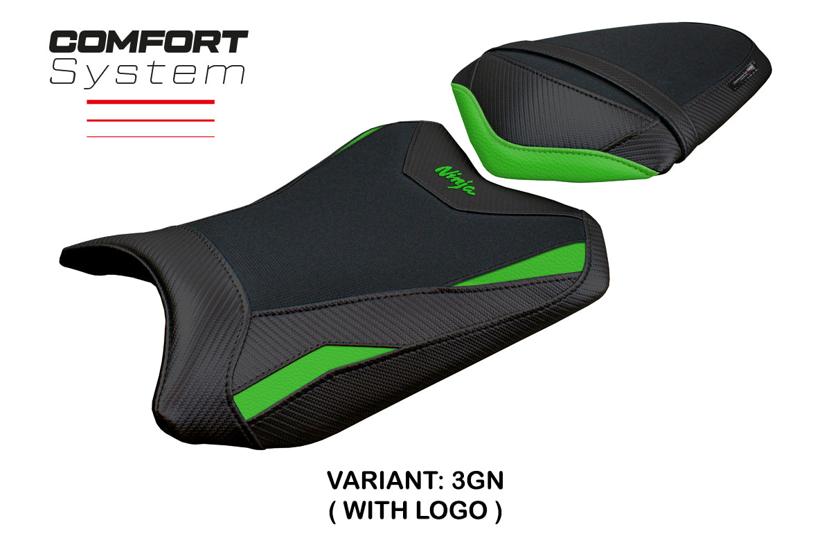 Kawasaki Ninja 300 2013 2014 2015 2016 2017 Seat Cover Tappezzeria Comfort Green