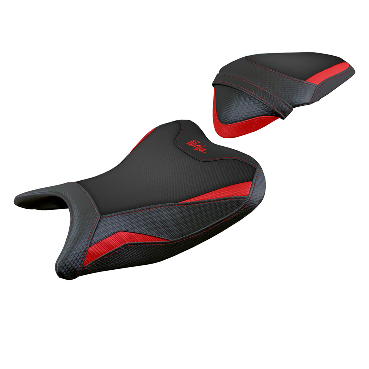 Kawasaki Ninja 400 2018-2023 Seat Cover Tappezzeria Italia in Red and Black