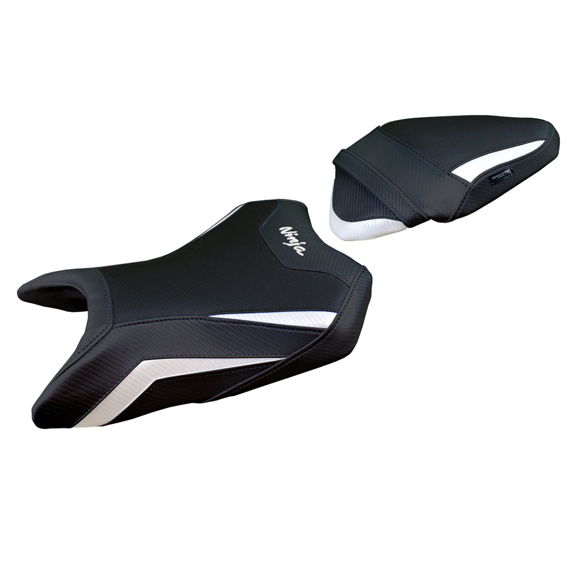 Kawasaki Ninja 500 2024-2025 Seat Cover Tappezzeria Italia Comfort in White and Black