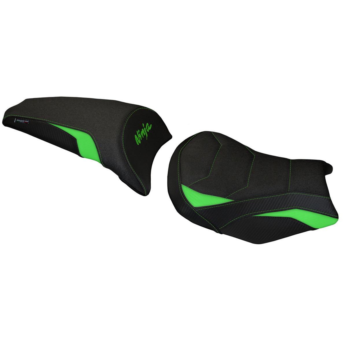 Kawasaki Ninja 650 Z650 2017-2025 Seat Cover Tappezzeria Italia Ultragrip in Green