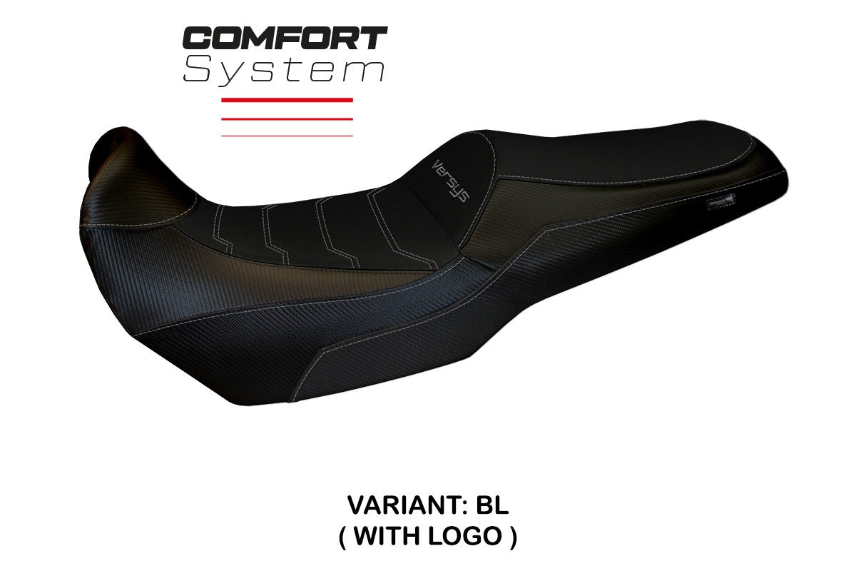 Kawasaki Versys 1100 2025 Seat Cover Tappezzeria Comfort Black